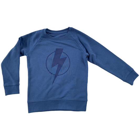 blue flash kids sweatshirt