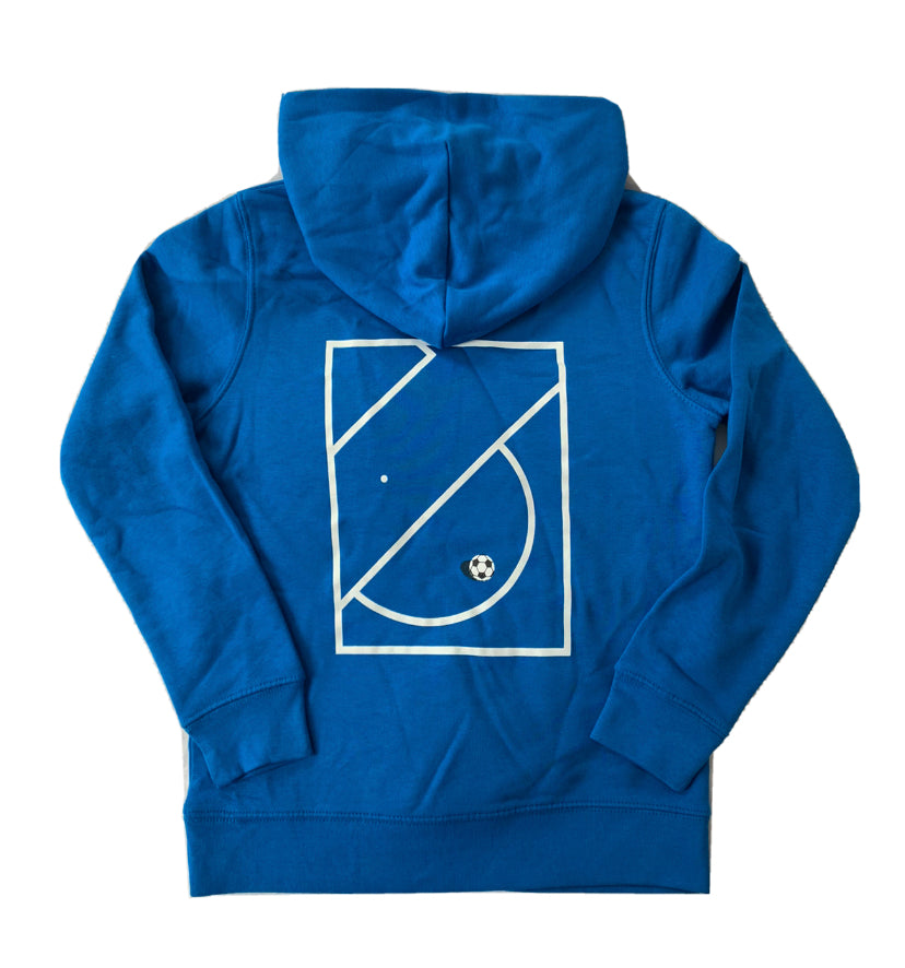 Football Hoodie // Blue